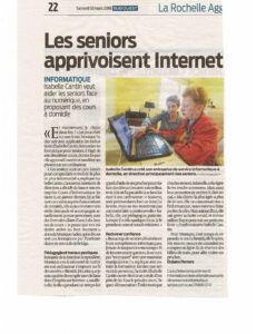 Cours d'informatique Seniors 17 dans le Sud Ouest journal