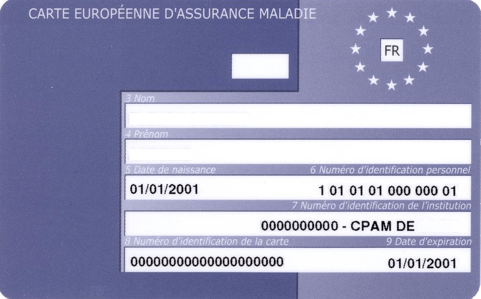 Carte européenne d'assurance maladie