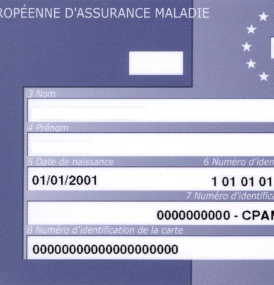 Carte européenne d'assurance maladie