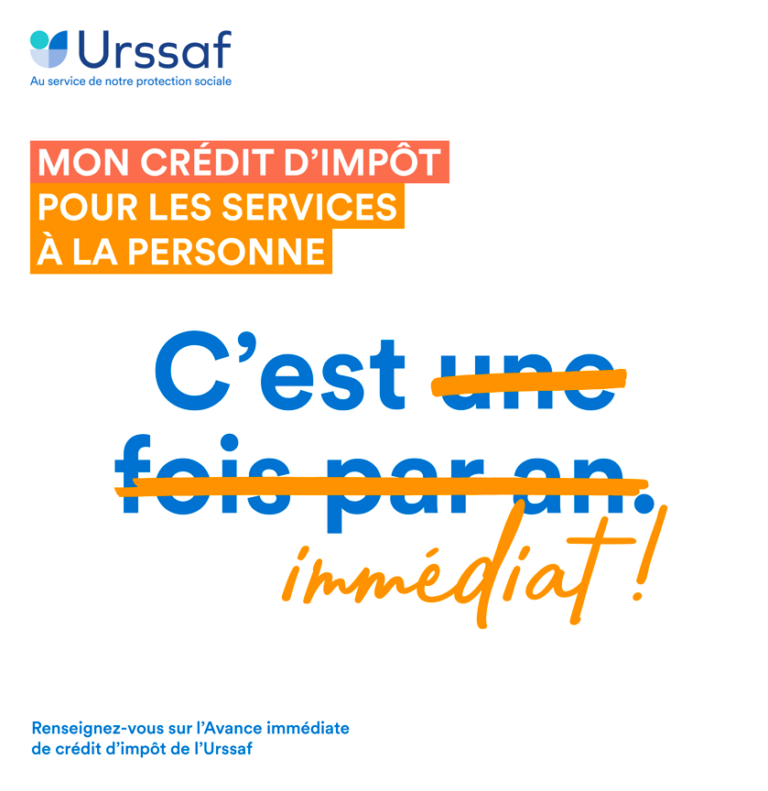Credit d'impôt instantané URSSAF